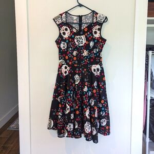 EUC 1950's Style Cocktail Dress, Size L